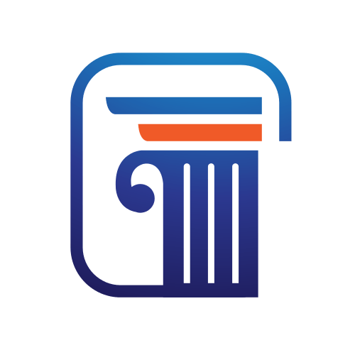 Blue Pillar Logo - Blue Pillar and Column Logo. Cool. Columns and Logos