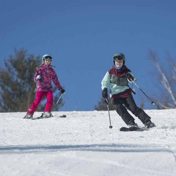 Snow Skier Logo - Pats Peak Peak Ski Area in Henniker, NH is southern New