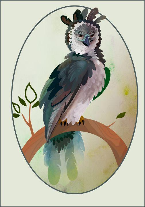 Harp Eagle Logo - Harpy Eagle — Weasyl