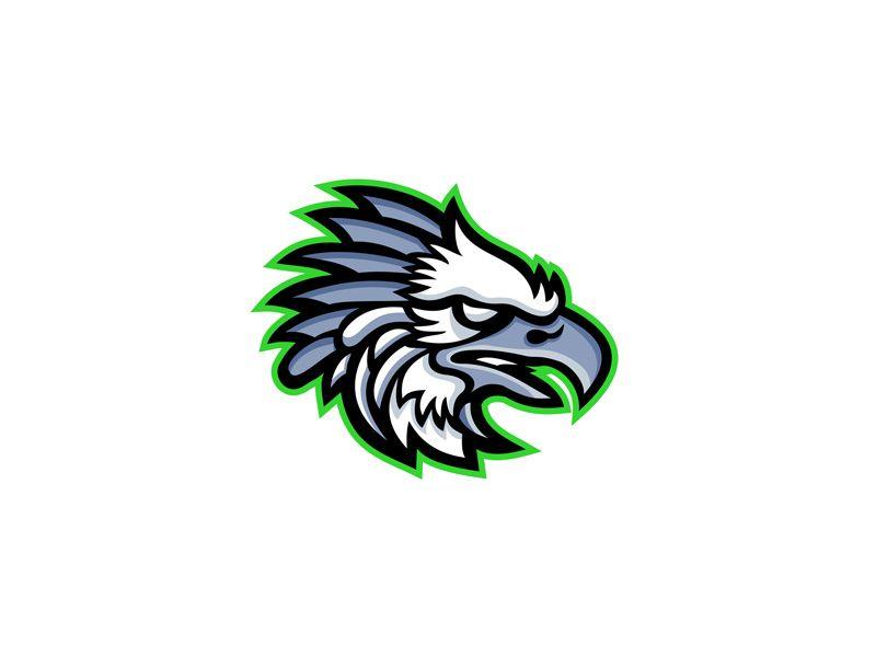 Harp Eagle Logo - American Harpy Eagle Mascot