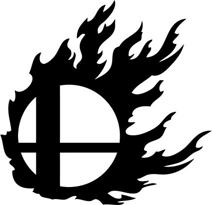 Smash Brothers Logo - Amazon.com: Super Smash Brothers Logo Stickers Symbol 5.5 ...