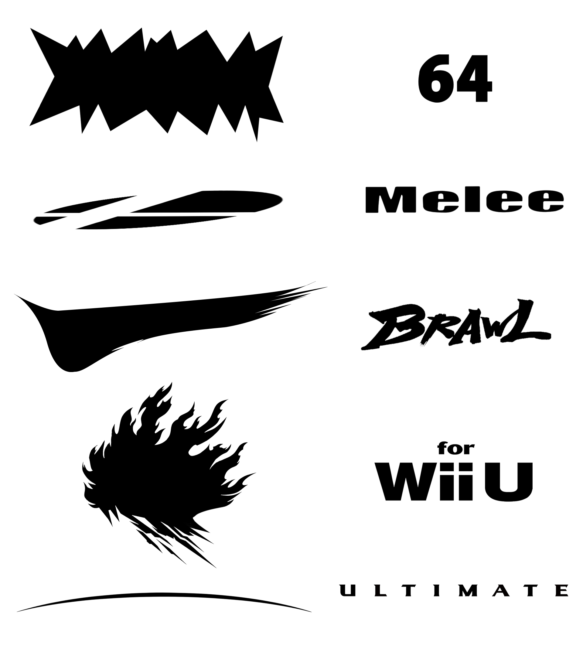 Melee Logo - Which Smash Logo is your favourite? (Vectors edited by me) : smashbros