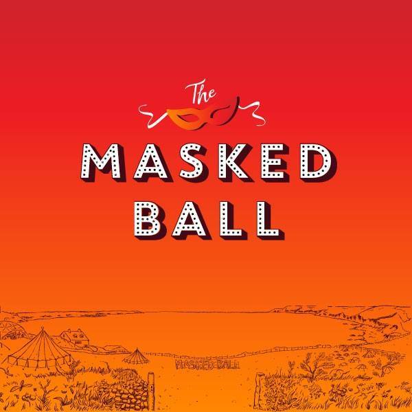 Red and Orange Ball Logo - The Masked Ball Logo 2018