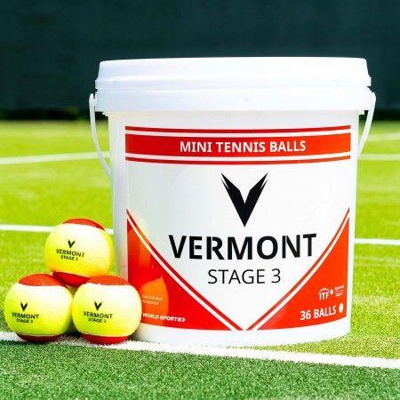 Red and Orange Ball Logo - Mini Tennis Balls | Red, Orange & Green Balls | Net World Sports