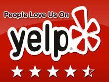 Love Us On Yelp Logo - sacramento photo booth rentals yelp