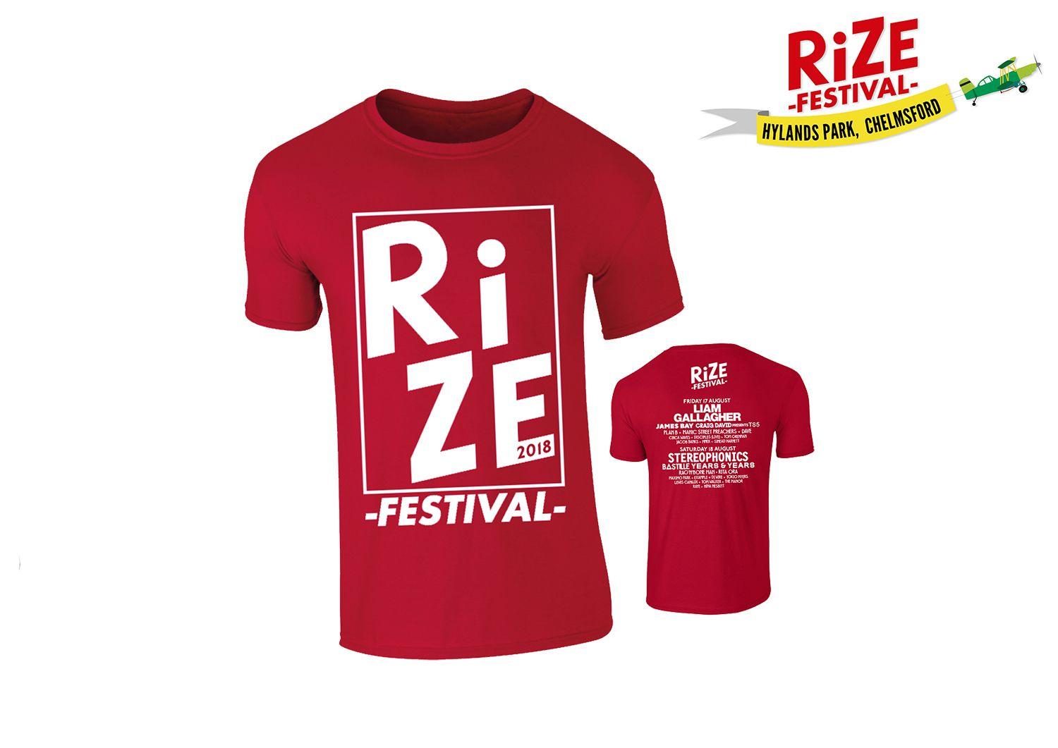 Red T Logo - RiZe Logo Red T-Shirt - RIZE