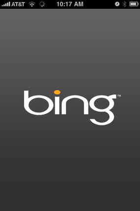 Bing First Logo - First Look: Bing App on iPhone | ZDNet