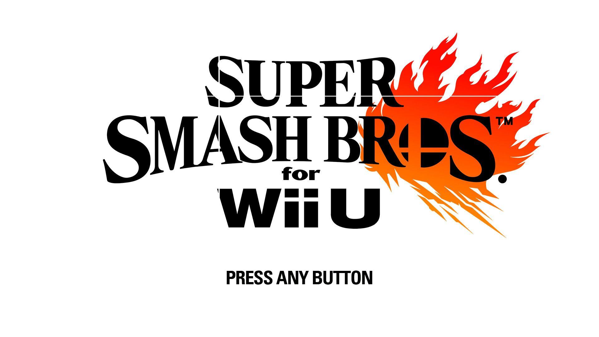 Smash Logo - Smash Switch for Wii U Refined Logo Title Screen. Super Smash Bros