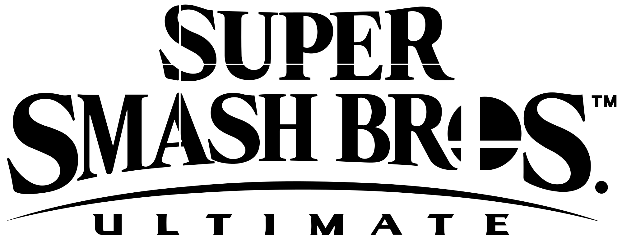 The Ultimate Logo - File:Super Smash Bros. Ultimate logo.svg - Wikimedia Commons
