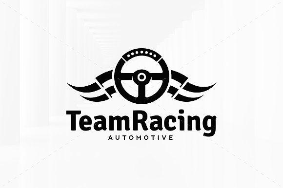 Automotive Racing Logo - Team Racing Logo Template ~ Logo Templates ~ Creative Market