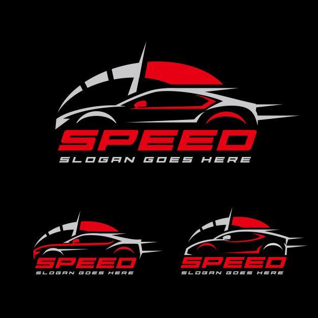 Automotive Racing Logo - Speed car racing logo template Vector