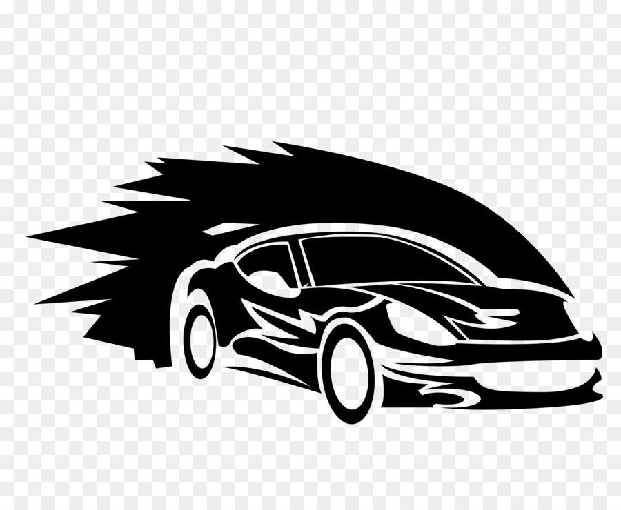 Automotive Racing Logo - Sports car Logo Auto racing - Vector sports car car wire frame PNG ...