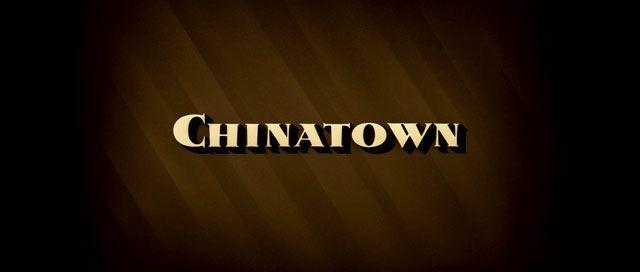 Chinatown Movie Logo - Chinatown (1974) Roman Polanski. the Movie title stills collection