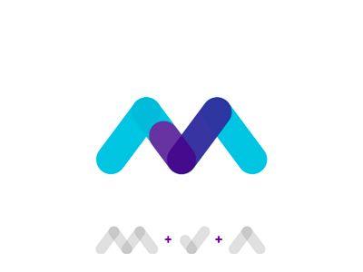 M Symbol Logo - M Letter + check mark for MakeAble logo design symbol by Alex Tass ...