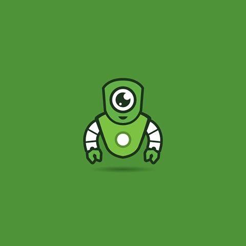 Green Robot Logo - Image result for cute robot logo | Robots | Robot logo, Logos, Logo ...