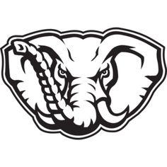 Elephant Football Logo - 88 Best Alabama elephant images in 2019 | Crimson tide football ...