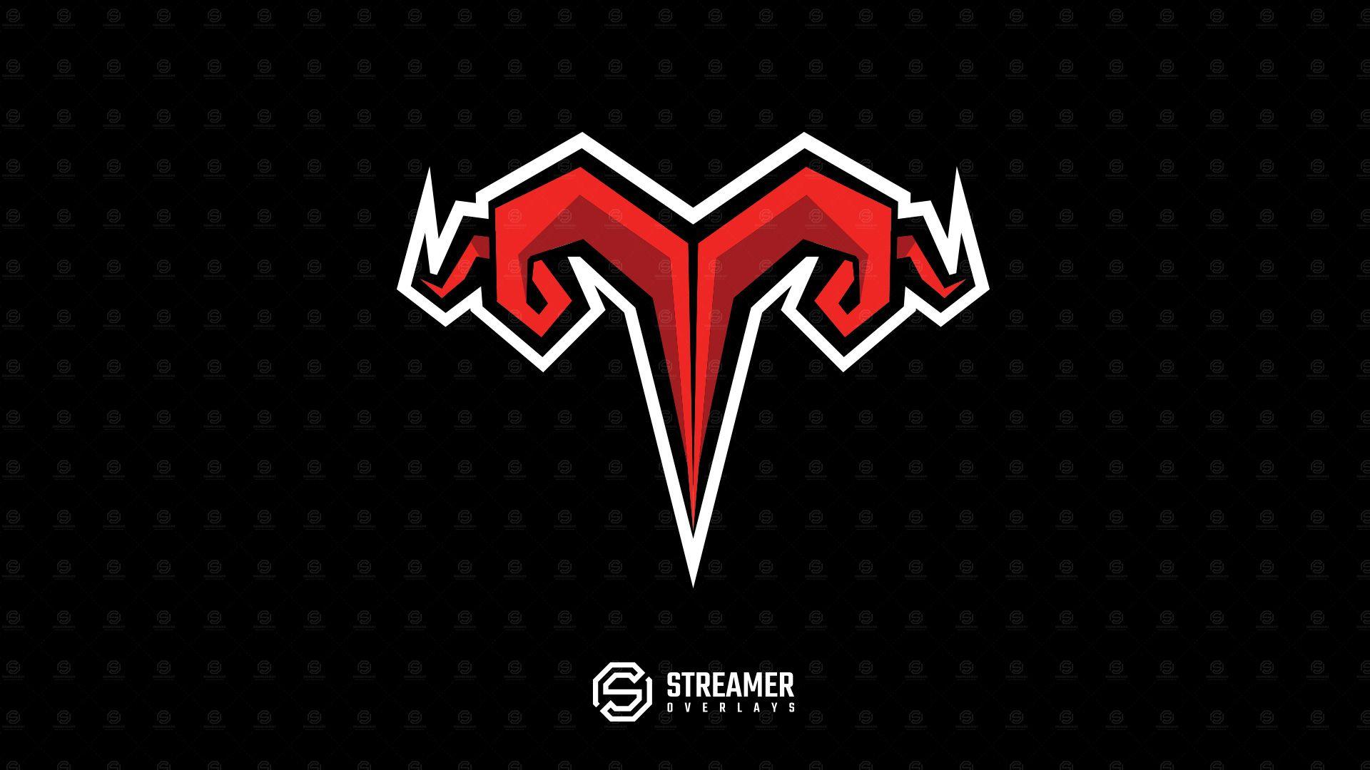 Red T Logo - Premade eSports T Logo only at Streamer Overlays