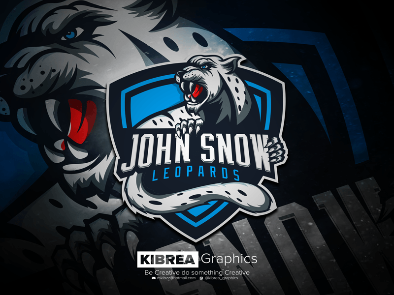 Leopard Logo - Snow Leopard esports logo