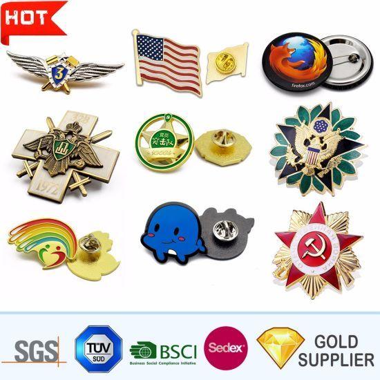 Blank Car Symbols Logo - China No MOQ Promotion Custom Logo Fashion 3D Metal Lapel Pin Police