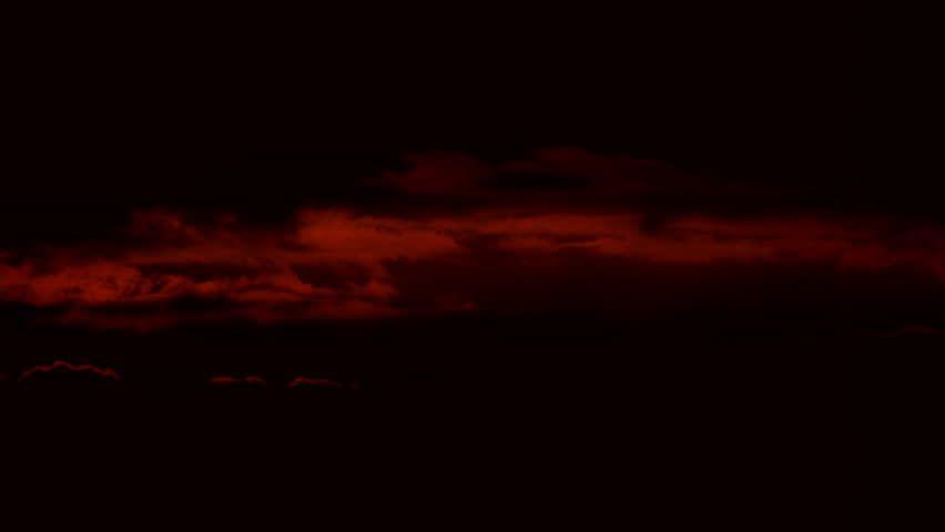 Dark Red Cloud Logo - Sunrise Through Dark Clouds Time Lapse Stock Footage Video 100