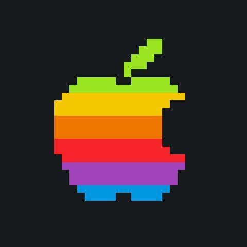 Rainbow Apple Logo - Rainbow apple logo anyone? : ainbowroad