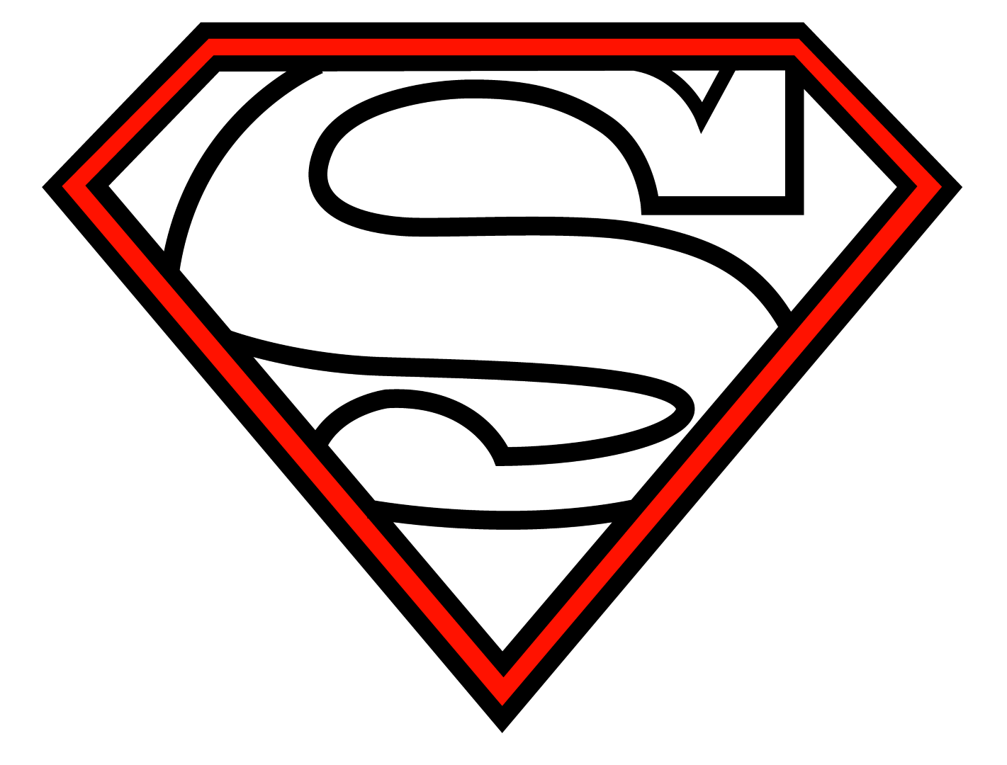 Blank Car Symbols Logo - Free Empty Superman Logo, Download Free Clip Art, Free Clip Art