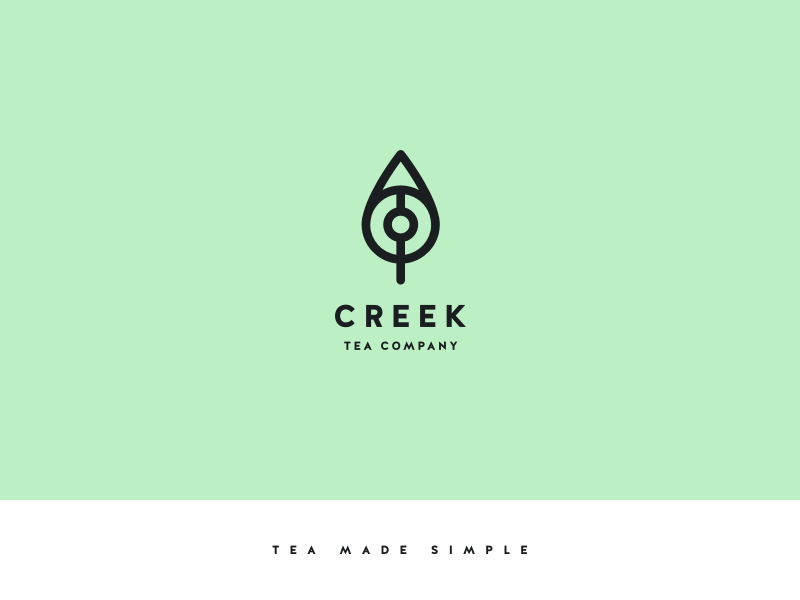 Tea Logo - Creek Tea Logo by Nicholas D'Amico / DsBD | Dribbble | Dribbble
