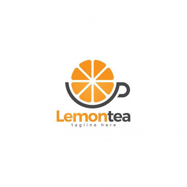 Tea Logo - Lemon tea logo design Vector