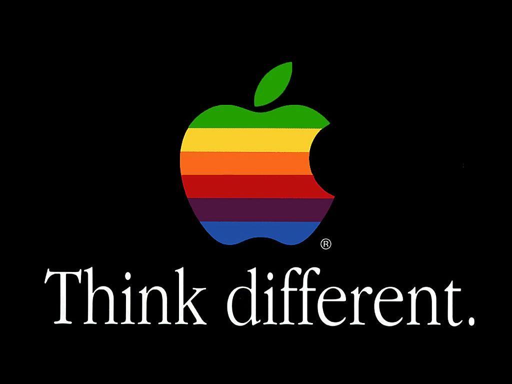 Rainbow Apple Logo - Rainbow Apple Logo. iPad Mini Wallpaper