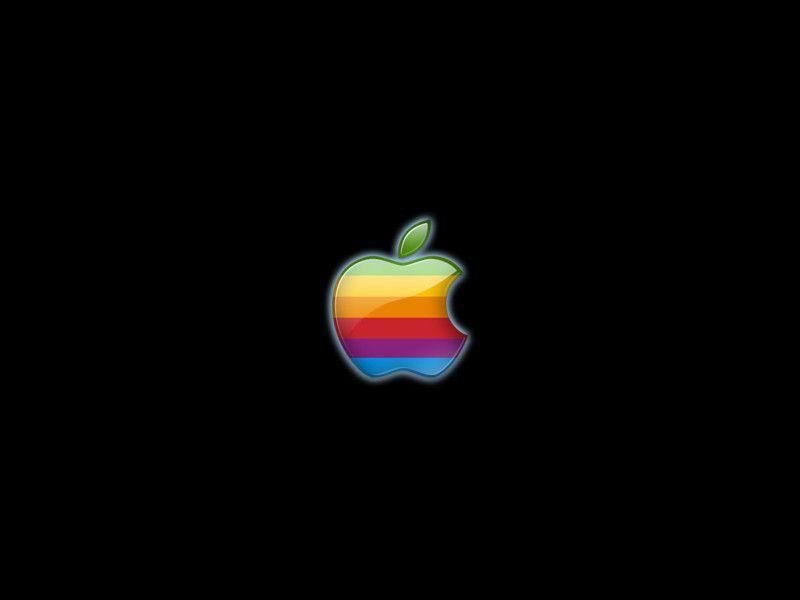 Rainbow Apple Logo - Rainbow Apple Logo | WallpaperFool