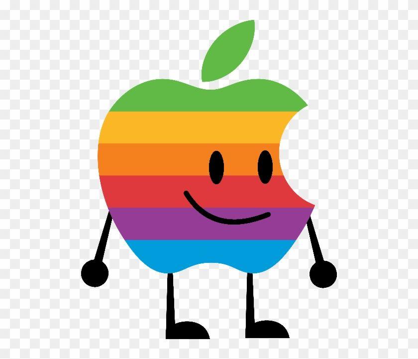 Rainbow Apple Logo - Rainbow Apple Logo Oc - Object Show Apple Logo - Free Transparent ...