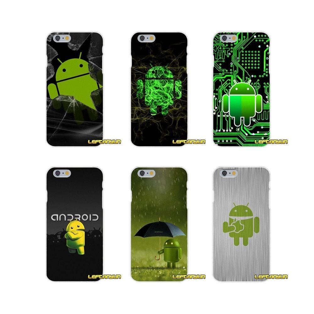 Green Robot Logo - Green Android Robot Logo For iPhone X 4 4S 5 5S 5C SE 6 6S 7 8 Plus