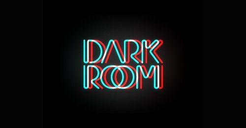 Neon Company Logo - DARKROOM. Design .& type & human skulls. Logo design, Logos, Design