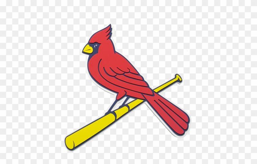The Birds On Bat Cardinals Logo - St Louis Cardinals Mlb 3d Foam Logo Wall Sign- Bird - Cardinals ...