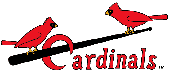 The Birds On Bat Cardinals Logo - Birds on a Bat: The Evolution of the Cardinals Franchise Logo