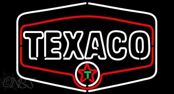 Texaco Logo - 2019 Texaco Logo Neon Sign Custom Handmade Real Glass Tube Gas Oil ...