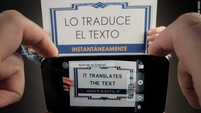 Word Lens App Logo - New iPhone app translates foreign-language signs - CNN.com