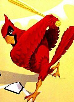 The Birds On Bat Cardinals Logo - Best Sports: # Baseball image. Stl cardinals, St louis