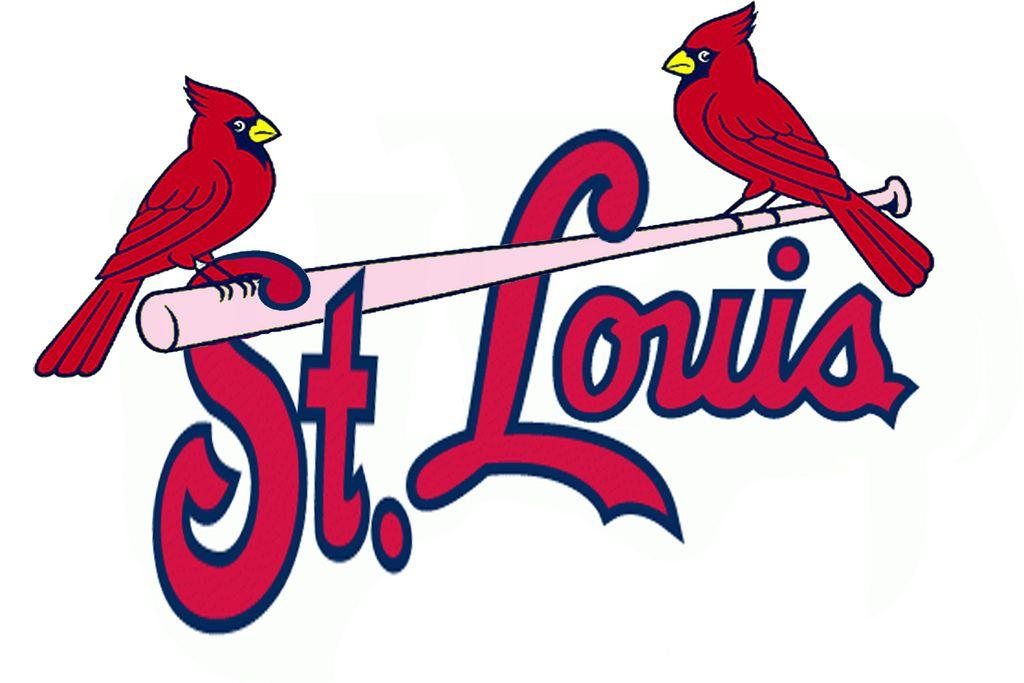 The Birds On Bat Cardinals Logo - Saint Louis Cardinals logo breast cancer bat light pink