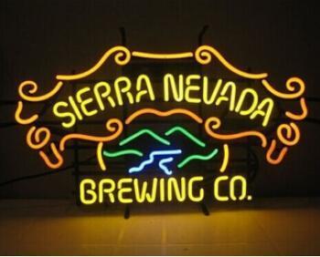 Neon Company Logo - 2019 Sierra Nevada Brewing Co Logo Neon Sign Customized Handmade ...