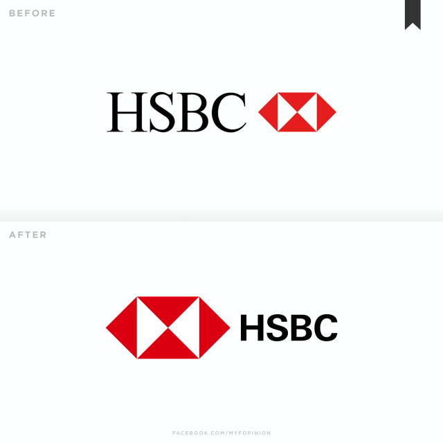 HSBC New Logo - HSBC – Brand Refresh – My F Opinion