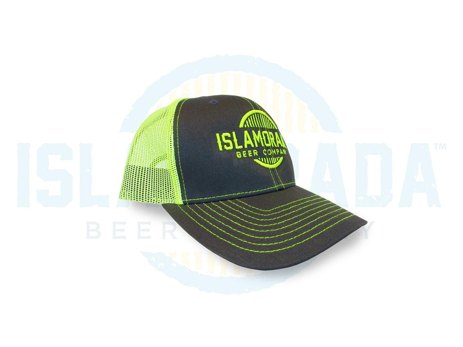 Neon Company Logo - IBC Logo Neon Trucker Hats | Islamorada Beer Company
