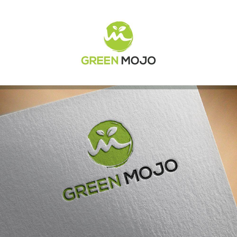 Gray and Green Logo - Elegant, Modern, Health And Wellness Logo Design for Green Mojo