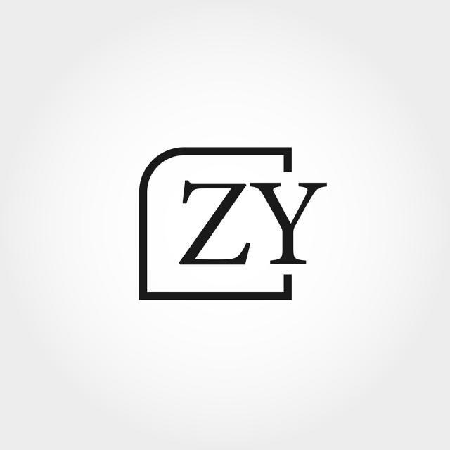 Zy Logo - Initial Letter ZY Logo Template Design Template for Free Download on ...