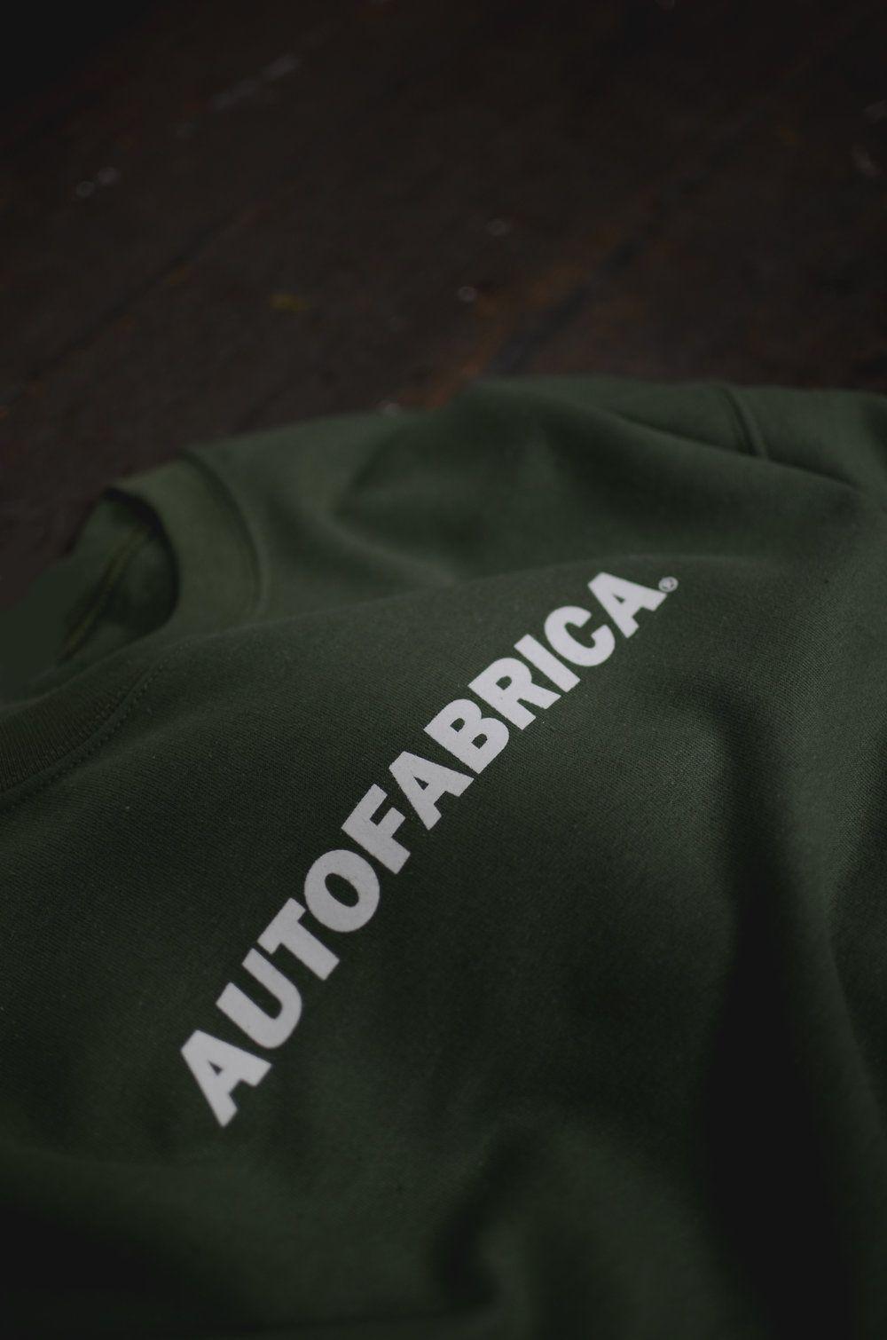 Gray and Green Logo - Green AF Logo Sweater S1 — Auto Fabrica