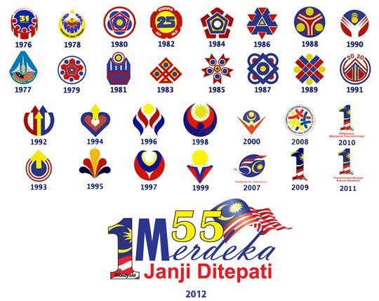 Red Yellow Blue Logo - mcarlosp : Malaysian, Free Talking: Logo Hari Merdeka That We Don't ...