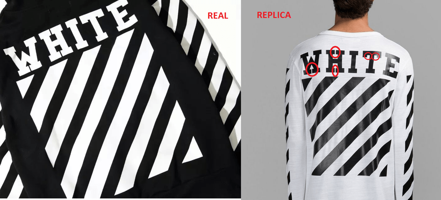 Diagonal Check with Nike Logo - OFF WHITE Quality Control And Legitimacy Check Guide