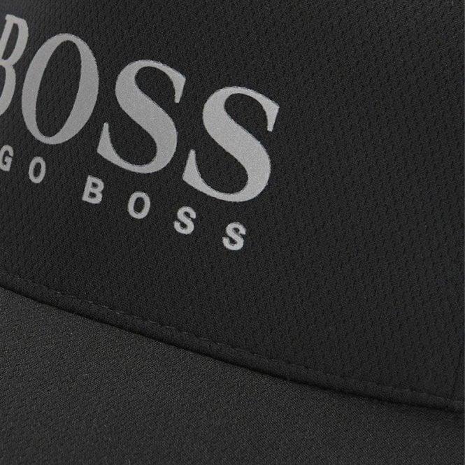 Gray and Green Logo - Boss Green. Boss Green Logo Cap in Black. Chameleon Menswear