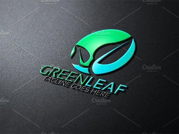 Gray and Green Logo - Green Leaf Logo by Josuf Media. Art Inspiration