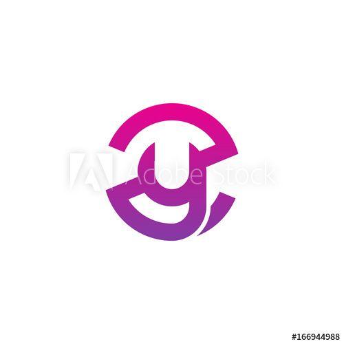 Zy Logo - Initial letter zy, yz, y inside z, linked line circle shape logo ...